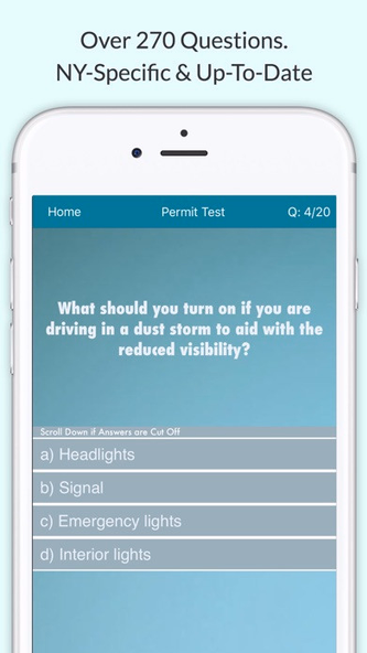 New York DMV Permit Test Screenshot 2 - AppWisp.com New York DMV Permit Test Screenshot 2 - AppWisp.com