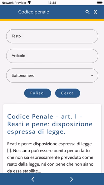 I Codici Giuffrè Screenshot 2 - AppWisp.com I Codici Giuffrè Screenshot 2 - AppWisp.com