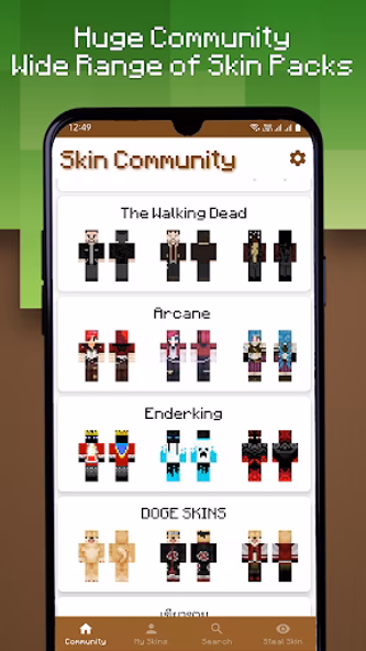 Skins for Minecraft Screenshot 2 - AppWisp.com Skins for Minecraft Screenshot 2 - AppWisp.com