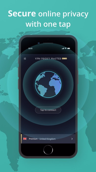 VPN Proxy Master - Super VPN Screenshot 1 - AppWisp.com VPN Proxy Master - Super VPN Screenshot 1 - AppWisp.com