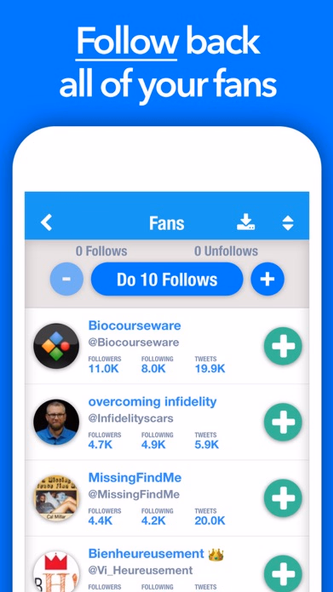Still Followers for X Twitter Screenshot 4 - AppWisp.com Still Followers for X Twitter Screenshot 4 - AppWisp.com