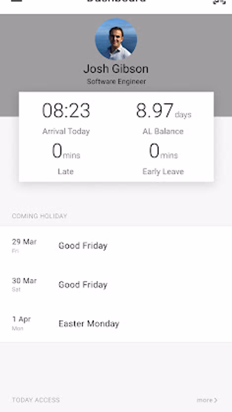 Time Attendance Screenshot 1 - AppWisp.com Time Attendance Screenshot 1 - AppWisp.com