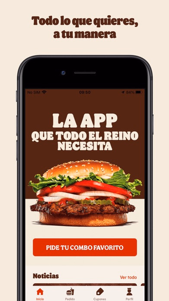 Burger King® Bolivia Screenshot 2 - AppWisp.com Burger King® Bolivia Screenshot 2 - AppWisp.com