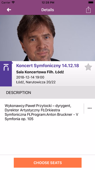 Filharmonia Łódzka Screenshot 2 - AppWisp.com