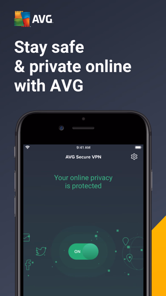 AVG Secure VPN & Proxy server Screenshot 1 - AppWisp.com AVG Secure VPN & Proxy server Screenshot 1 - AppWisp.com