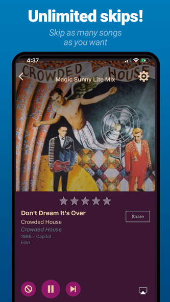 AccuRadio: Curated Music Radio Screenshot 4 - AppWisp.com AccuRadio: Curated Music Radio Screenshot 4 - AppWisp.com