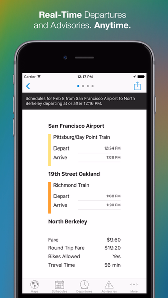 Easy BART Screenshot 2 - AppWisp.com Easy BART Screenshot 2 - AppWisp.com