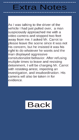 Police Notes Screenshot 4 - AppWisp.com Police Notes Screenshot 4 - AppWisp.com