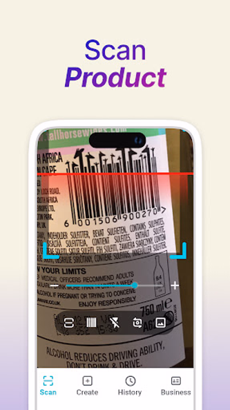 QR Scanner - Barcode Scanner Screenshot 3 - AppWisp.com QR Scanner - Barcode Scanner Screenshot 3 - AppWisp.com