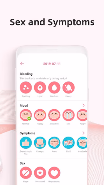 Period tracker by PinkBird Screenshot 3 - AppWisp.com Period tracker by PinkBird Screenshot 3 - AppWisp.com