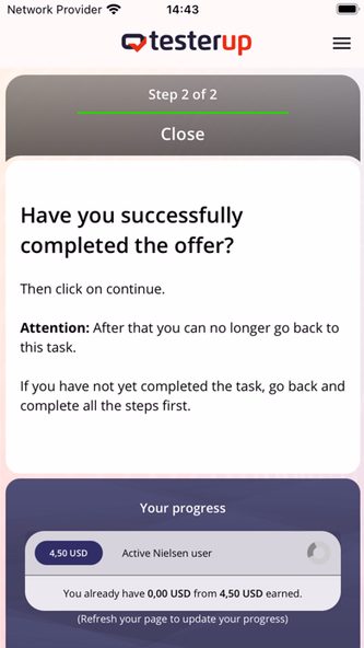 testerup - earn money Screenshot 3 - AppWisp.com testerup - earn money Screenshot 3 - AppWisp.com