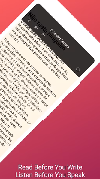 Portuguese Reading & Audiobook Screenshot 2 - AppWisp.com Portuguese Reading & Audiobook Screenshot 2 - AppWisp.com