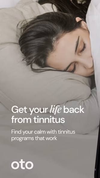 Oto: Tinnitus Relief & Therapy Screenshot 1 - AppWisp.com Oto: Tinnitus Relief & Therapy Screenshot 1 - AppWisp.com