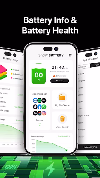 Battery Health - Snow Battery Screenshot 1 - AppWisp.com Battery Health - Snow Battery Screenshot 1 - AppWisp.com
