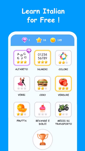 Learn Italian for beginners Screenshot 1 - AppWisp.com Learn Italian for beginners Screenshot 1 - AppWisp.com