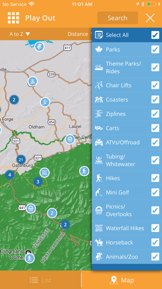 Smokies Travel Hub Screenshot 4 - AppWisp.com Smokies Travel Hub Screenshot 4 - AppWisp.com