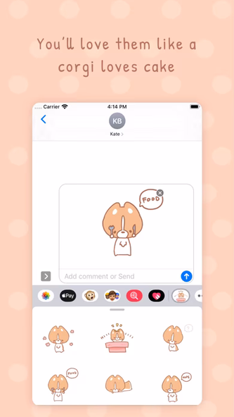 Waffle the Corgi Animated Screenshot 3 - AppWisp.com