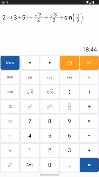 Scientific Calculator Screenshot 1 - AppWisp.com