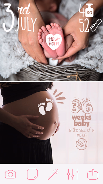Pregnancy & Baby Milestone Photos Screenshot 4 - AppWisp.com Pregnancy & Baby Milestone Photos Screenshot 4 - AppWisp.com