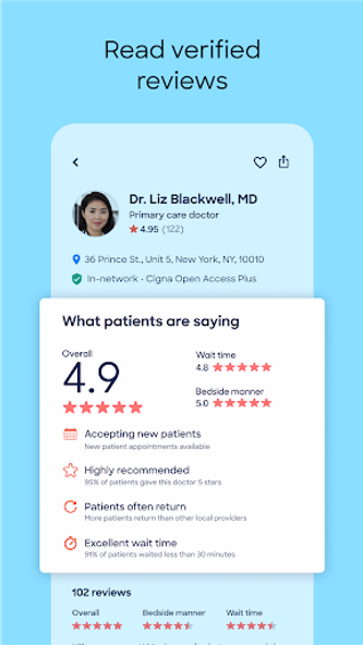 Zocdoc - Find and book doctors Screenshot 3 - AppWisp.com Zocdoc - Find and book doctors Screenshot 3 - AppWisp.com