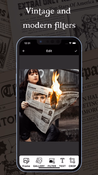 Newspaper Photo Editor Screenshot 4 - AppWisp.com Newspaper Photo Editor Screenshot 4 - AppWisp.com