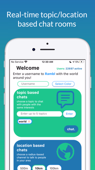 Rambl: Talk to the World Screenshot 3 - AppWisp.com Rambl: Talk to the World Screenshot 3 - AppWisp.com
