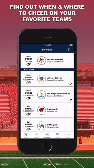 Trailblazer Athletics Screenshot 3 - AppWisp.com Trailblazer Athletics Screenshot 3 - AppWisp.com