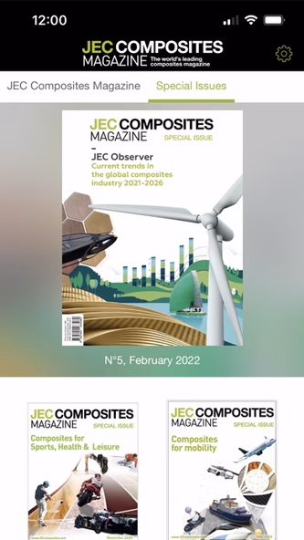 JEC Composites Magazine Screenshot 2 - AppWisp.com JEC Composites Magazine Screenshot 2 - AppWisp.com