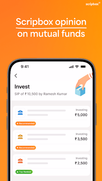 Scripbox Mutual Fund & SIP App Screenshot 2 - AppWisp.com Scripbox Mutual Fund & SIP App Screenshot 2 - AppWisp.com