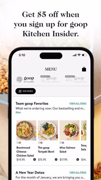 goop Kitchen Screenshot 3 - AppWisp.com goop Kitchen Screenshot 3 - AppWisp.com