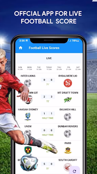 Live Football Score HD Screenshot 2 - AppWisp.com Live Football Score HD Screenshot 2 - AppWisp.com