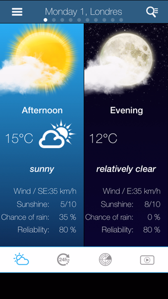 UK Weather forecast Screenshot 2 - AppWisp.com UK Weather forecast Screenshot 2 - AppWisp.com