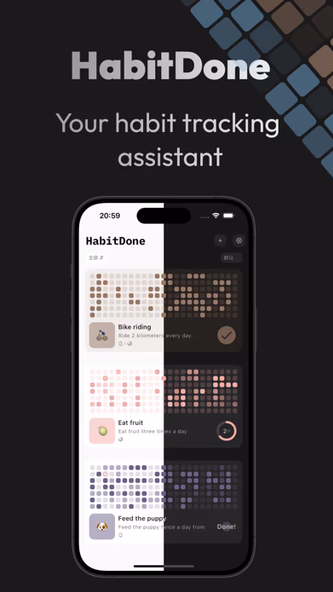 HabitDone -Daily Habit Tracker Screenshot 1 - AppWisp.com HabitDone -Daily Habit Tracker Screenshot 1 - AppWisp.com