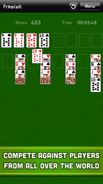 Freecell - Classic Solitaire Screenshot 3 - AppWisp.com Freecell - Classic Solitaire Screenshot 3 - AppWisp.com