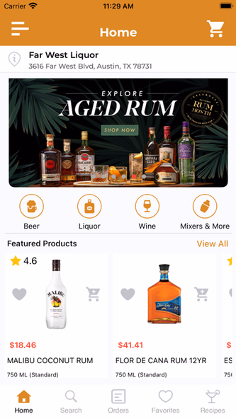 Far West Liquor and Fine Wines Screenshot 1 - AppWisp.com Far West Liquor and Fine Wines Screenshot 1 - AppWisp.com
