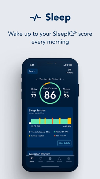 Sleep Number Screenshot 2 - AppWisp.com Sleep Number Screenshot 2 - AppWisp.com