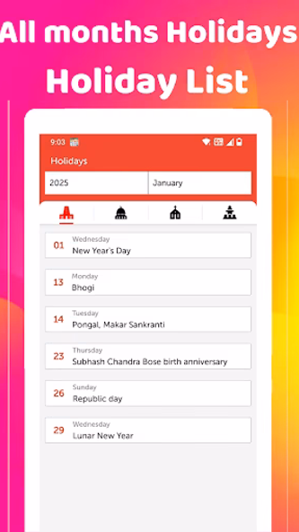 2025 Calendar Screenshot 4 - AppWisp.com