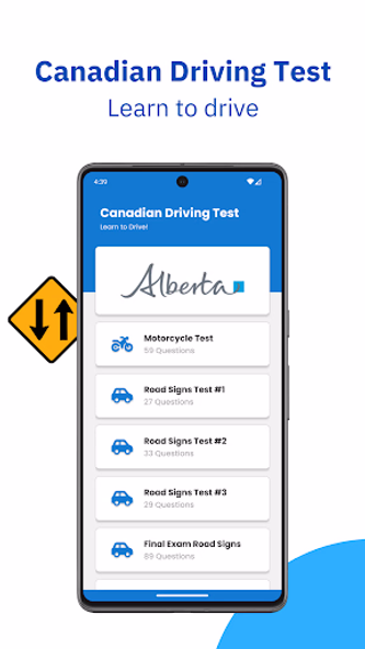 Canadian Driving Test Screenshot 1 - AppWisp.com Canadian Driving Test Screenshot 1 - AppWisp.com