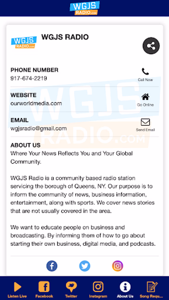 WGJS Radio Screenshot 2 - AppWisp.com WGJS Radio Screenshot 2 - AppWisp.com