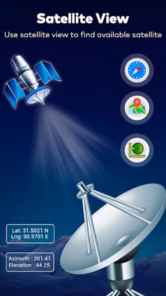 Satellite Finder Director: GPS Screenshot 1 - AppWisp.com Satellite Finder Director: GPS Screenshot 1 - AppWisp.com