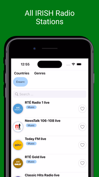 Irish Radios & News live fm Screenshot 1 - AppWisp.com Irish Radios & News live fm Screenshot 1 - AppWisp.com