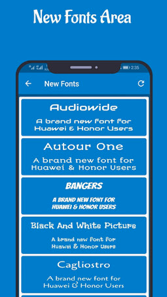 Font Manager for Huawei/Emui Screenshot 4 - AppWisp.com Font Manager for Huawei/Emui Screenshot 4 - AppWisp.com