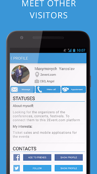 2Event-App for Events, network Screenshot 4 - AppWisp.com 2Event-App for Events, network Screenshot 4 - AppWisp.com