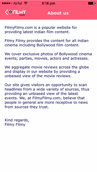 Filmy Filmy Screenshot 2 - AppWisp.com