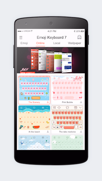 Emoji Keyboard 7 - Cute Sticke Screenshot 4 - AppWisp.com Emoji Keyboard 7 - Cute Sticke Screenshot 4 - AppWisp.com