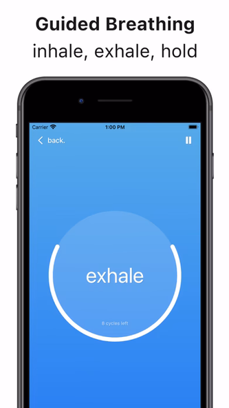 iBreathe – Relax and Breathe Screenshot 1 - AppWisp.com iBreathe – Relax and Breathe Screenshot 1 - AppWisp.com