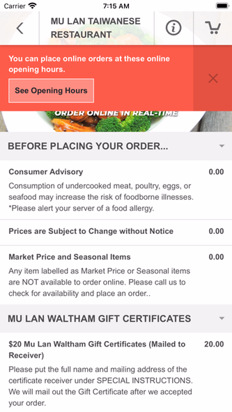 Mu Lan Waltham Screenshot 3 - AppWisp.com Mu Lan Waltham Screenshot 3 - AppWisp.com
