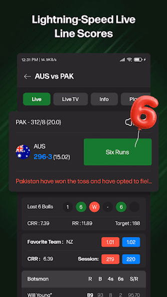 CricBox Fast Cricket Live Line Screenshot 2 - AppWisp.com CricBox Fast Cricket Live Line Screenshot 2 - AppWisp.com
