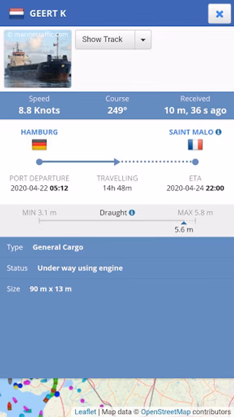 Ship Tracker - AIS Marine Rada Screenshot 4 - AppWisp.com Ship Tracker - AIS Marine Rada Screenshot 4 - AppWisp.com