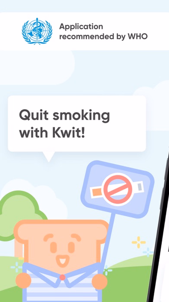Quit smoking for good - Kwit Screenshot 1 - AppWisp.com Quit smoking for good - Kwit Screenshot 1 - AppWisp.com